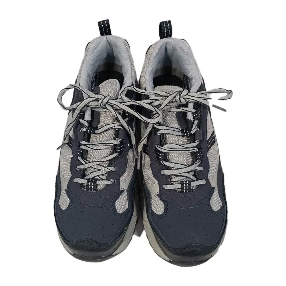 Brahma Steel Toe Shoes Womens US 7.5 AMY Blue Gray Slip Resistant Steel Toes